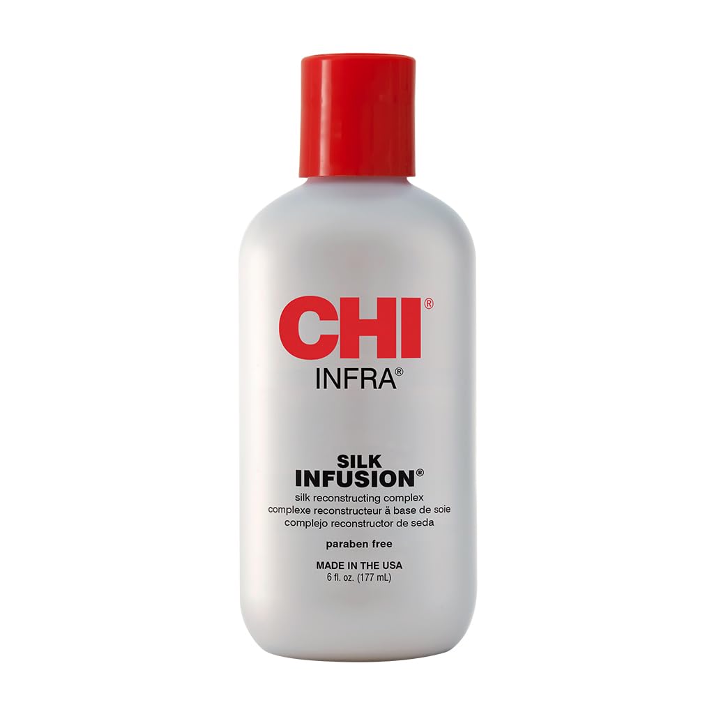 CHI Infra Silk Infusion, Silk Reconstructing Leave-In Hair Treatment, 2 Oz