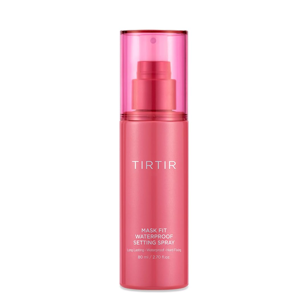TIRTIR Waterproof Setting Spray – 24 Hour Long Lasting Fix, Sweatproof Water Resistant Makeup Finisher – Ethanol Free, S