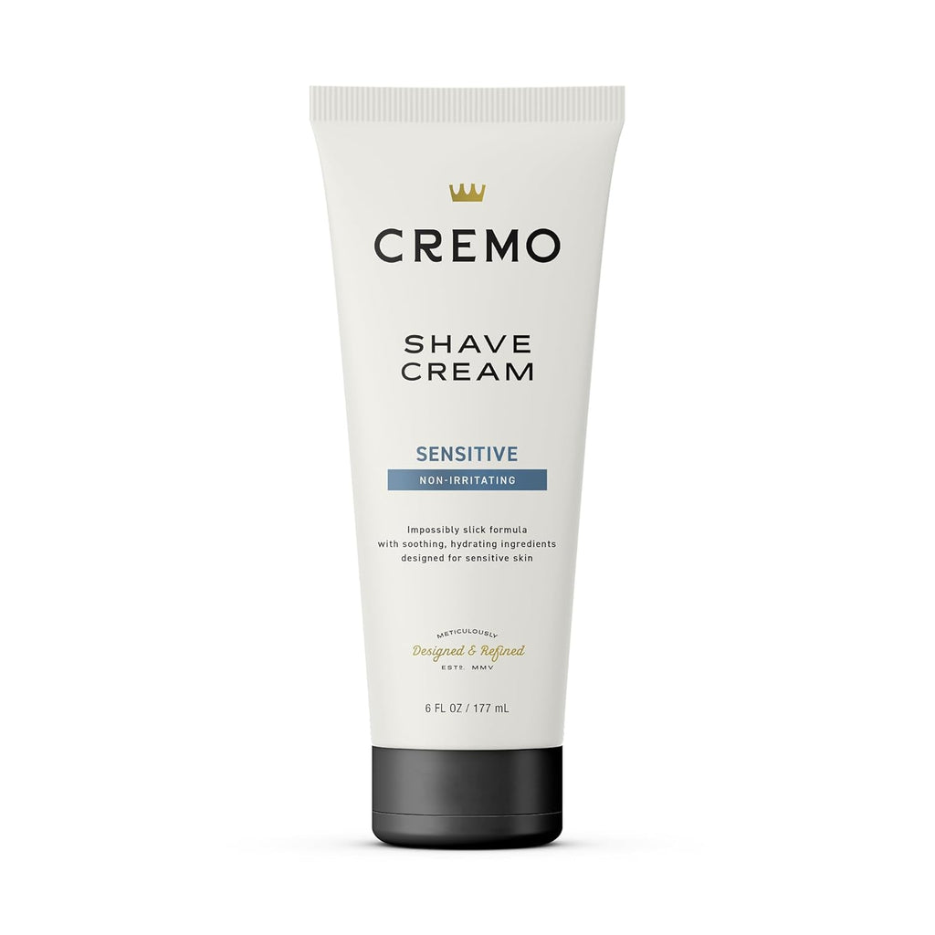 Cremo Shaving Cream for Men, Sensitive, 6 Fl Oz