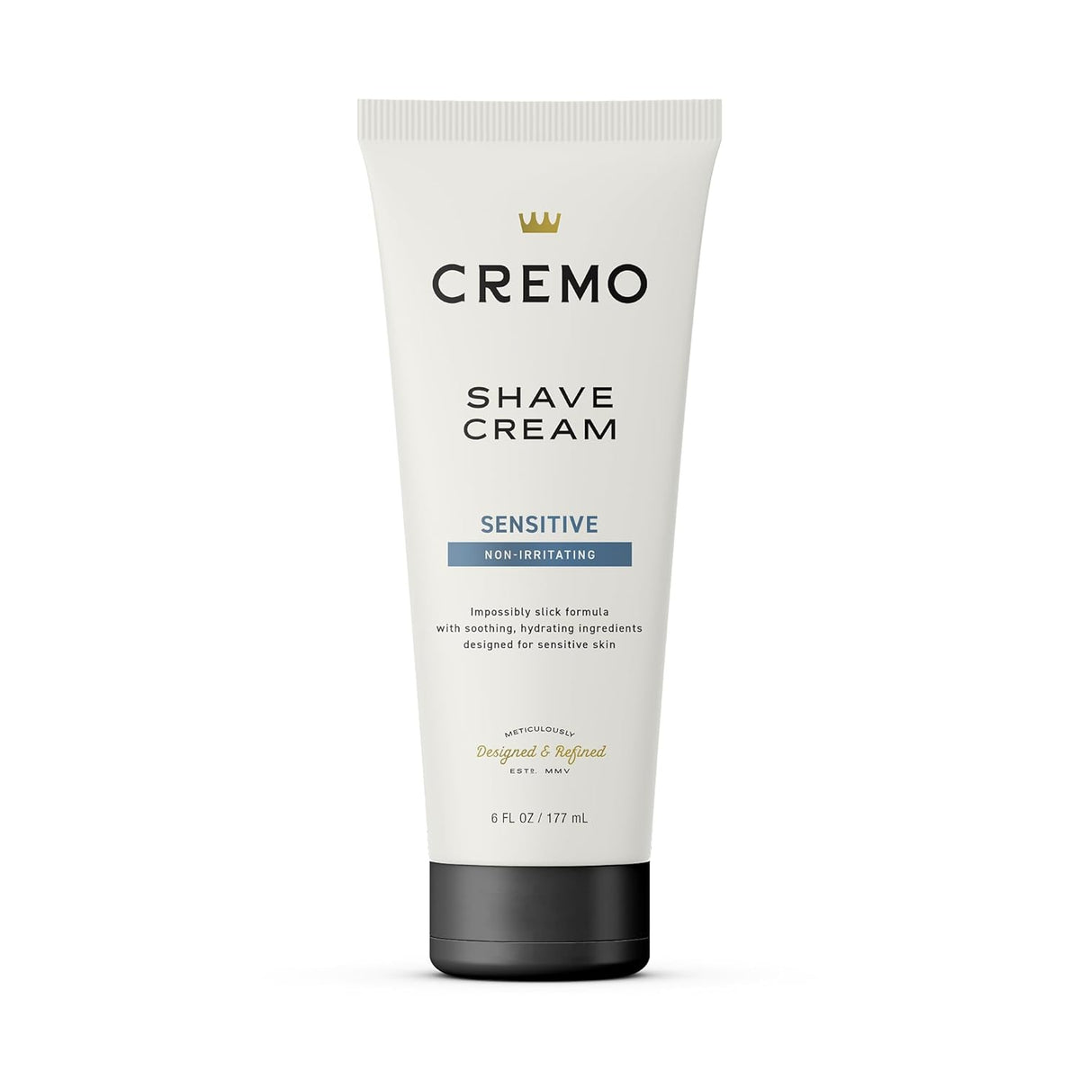 Cremo Shaving Cream for Men, Sensitive, 6 Fl Oz