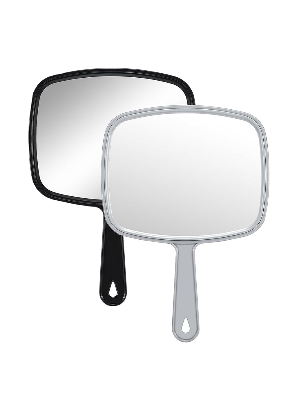 Gladmart 10.3" L x 7.4" W Hand Mirror with Handle, Pink