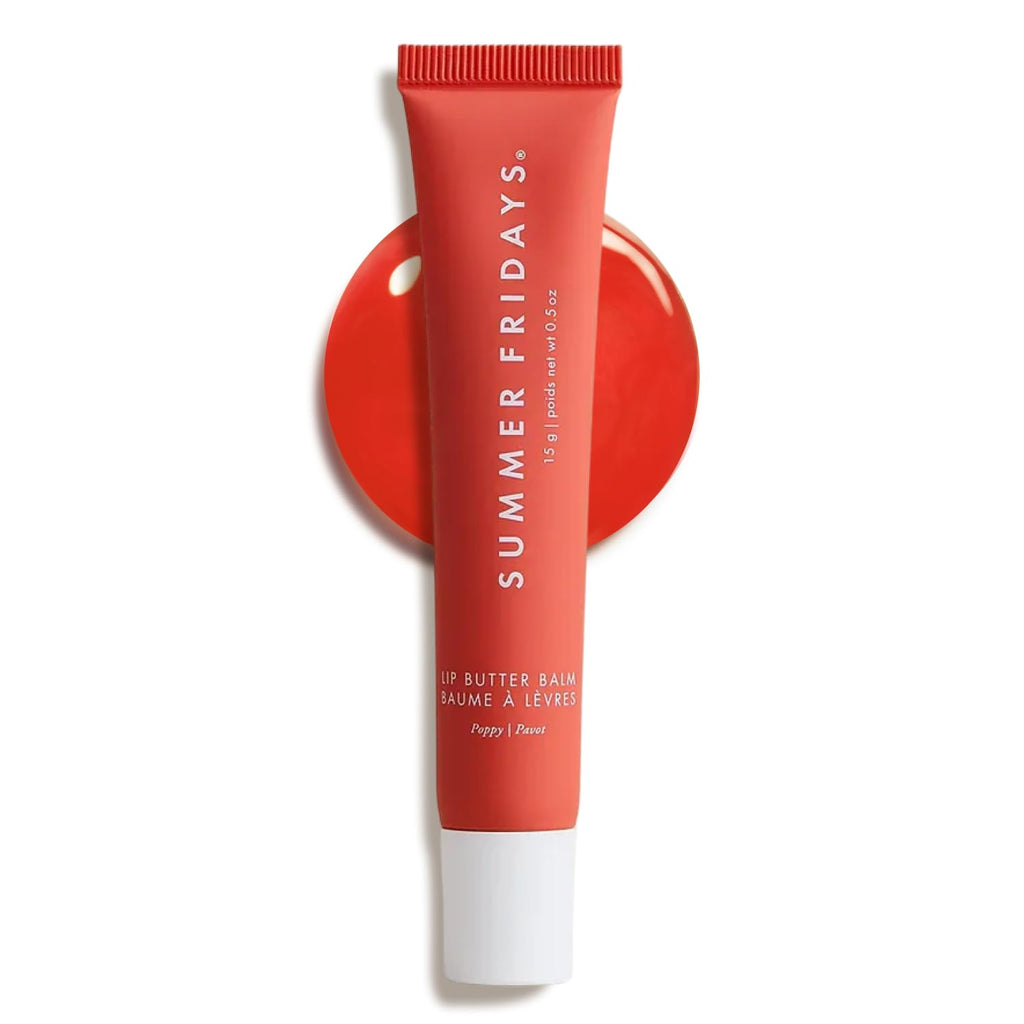 Summer Fridays Lip Butter Balm - Moisturizing Lip Gloss for Instant Shine + Sheer Color - With Nourishing Shea Butter - 