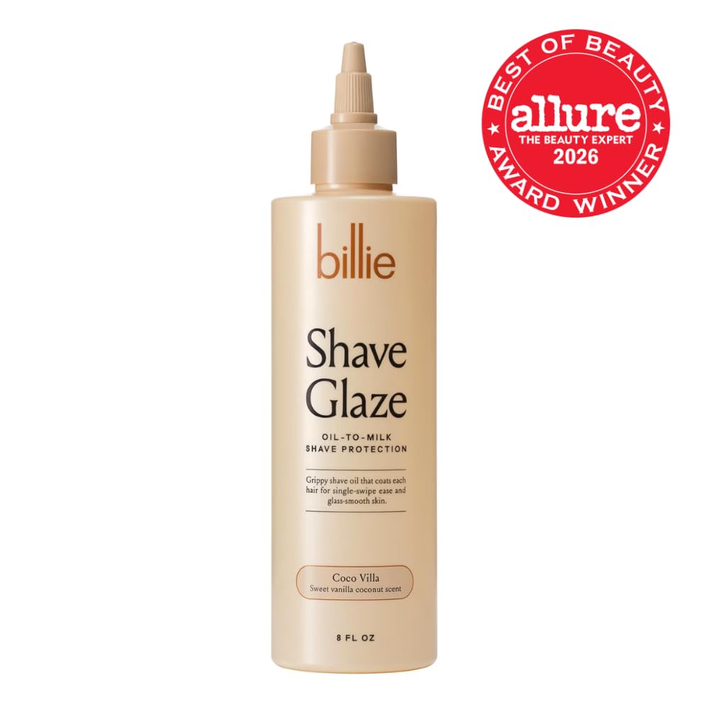 Billie Shave Glaze Shave Oil, Coco Villa, 8 oz