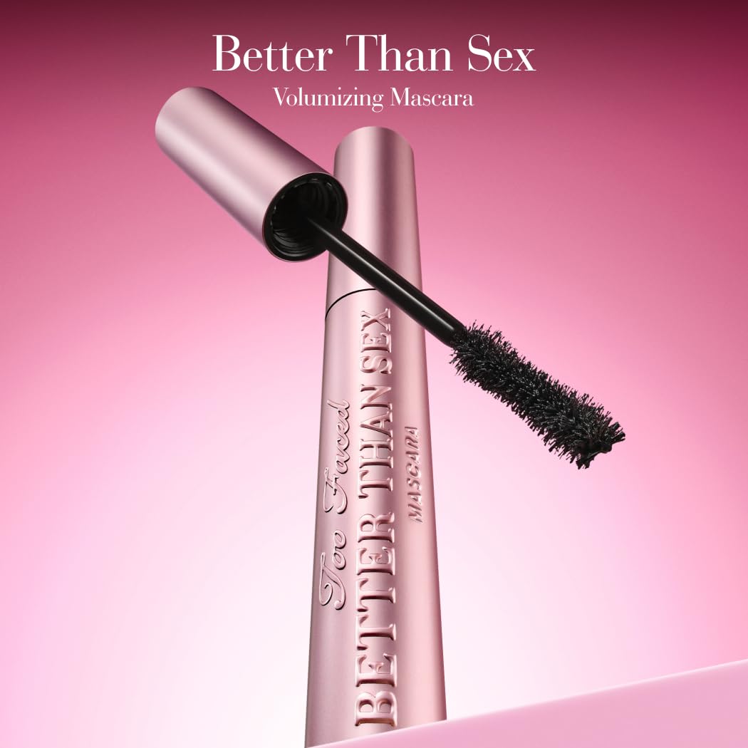 Too Faced Better Than Sex Volumizing Mascara | Dramatic Volume + Length | Cruelty Free