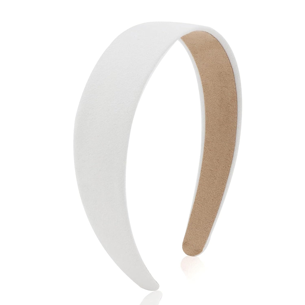 Wecoe Red Headband for Women Girls 1 Inch Sueded Like Head Band