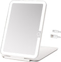 Rechargeable Travel Mirror with Light 7x5 Inch