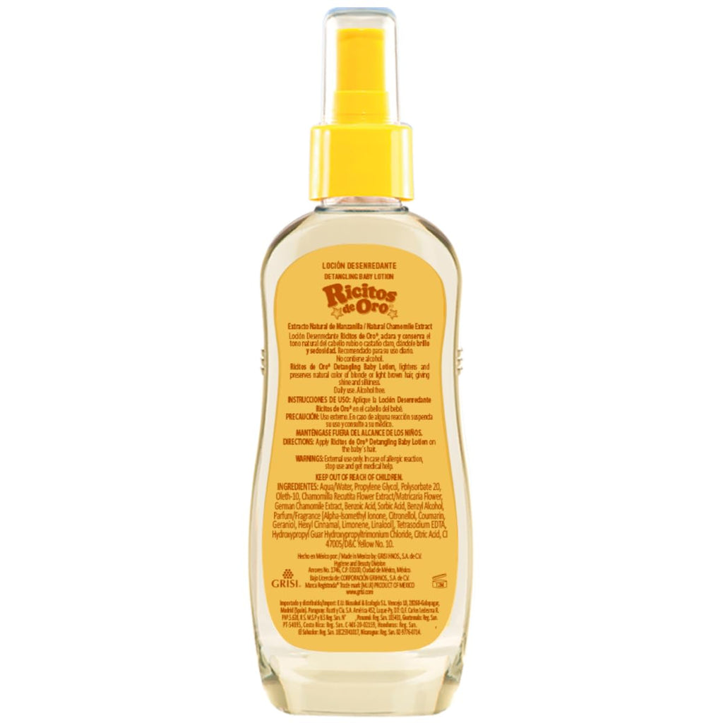 Ricitos de Oro Clarifying Lotion Chamomile Goldilocks 125 Ml, Colour, 125 Ml, Pack of/Pack, Yellow