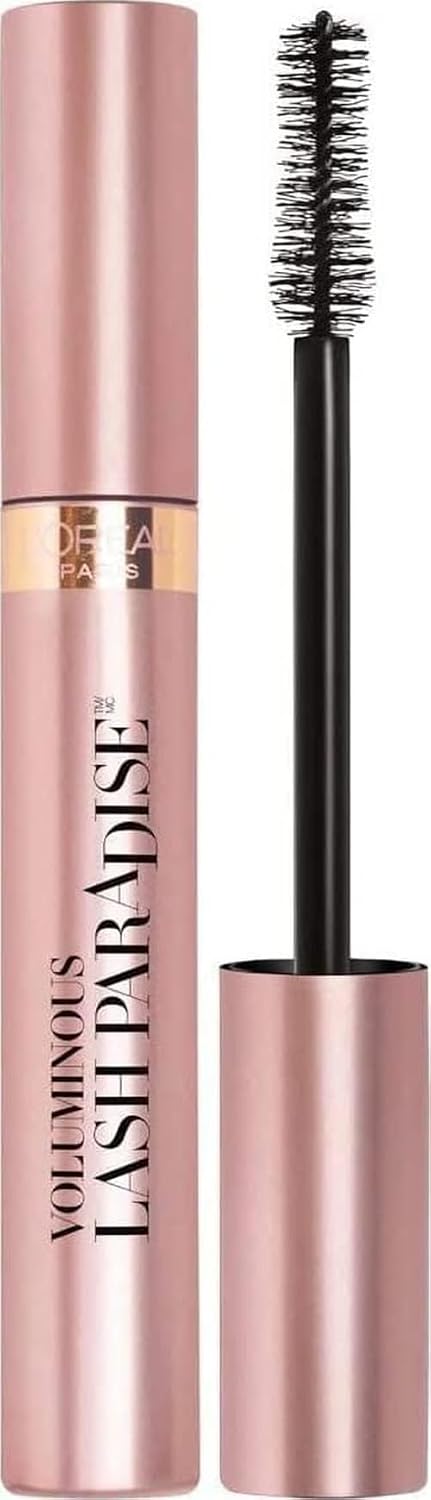 L'Oreal Paris Makeup Voluminous Lash Paradise Mascara, Voluptuous Volume, Intense Length, Feathery Soft Full Lashes, No 