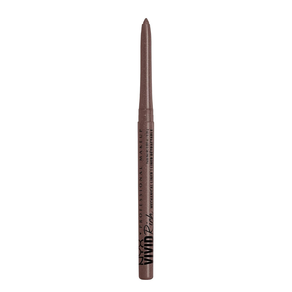 NYX PROFESSIONAL MAKEUP Mechanical Eye Pencil,Vivid Rich Mechanical, Creamy Retractable Eyeliner - Always Onyx, Black Ey