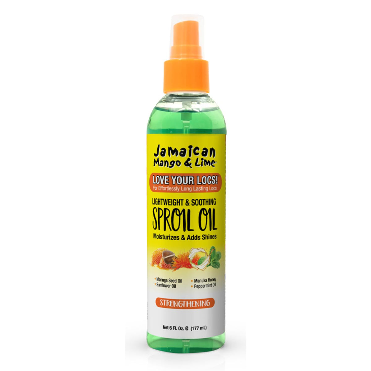 Jamaican Mango & Lime Love Your Locs Lightweight Spray Oil – Nourishing Shine & Scalp Relief for Locs, Braids, Twists, C