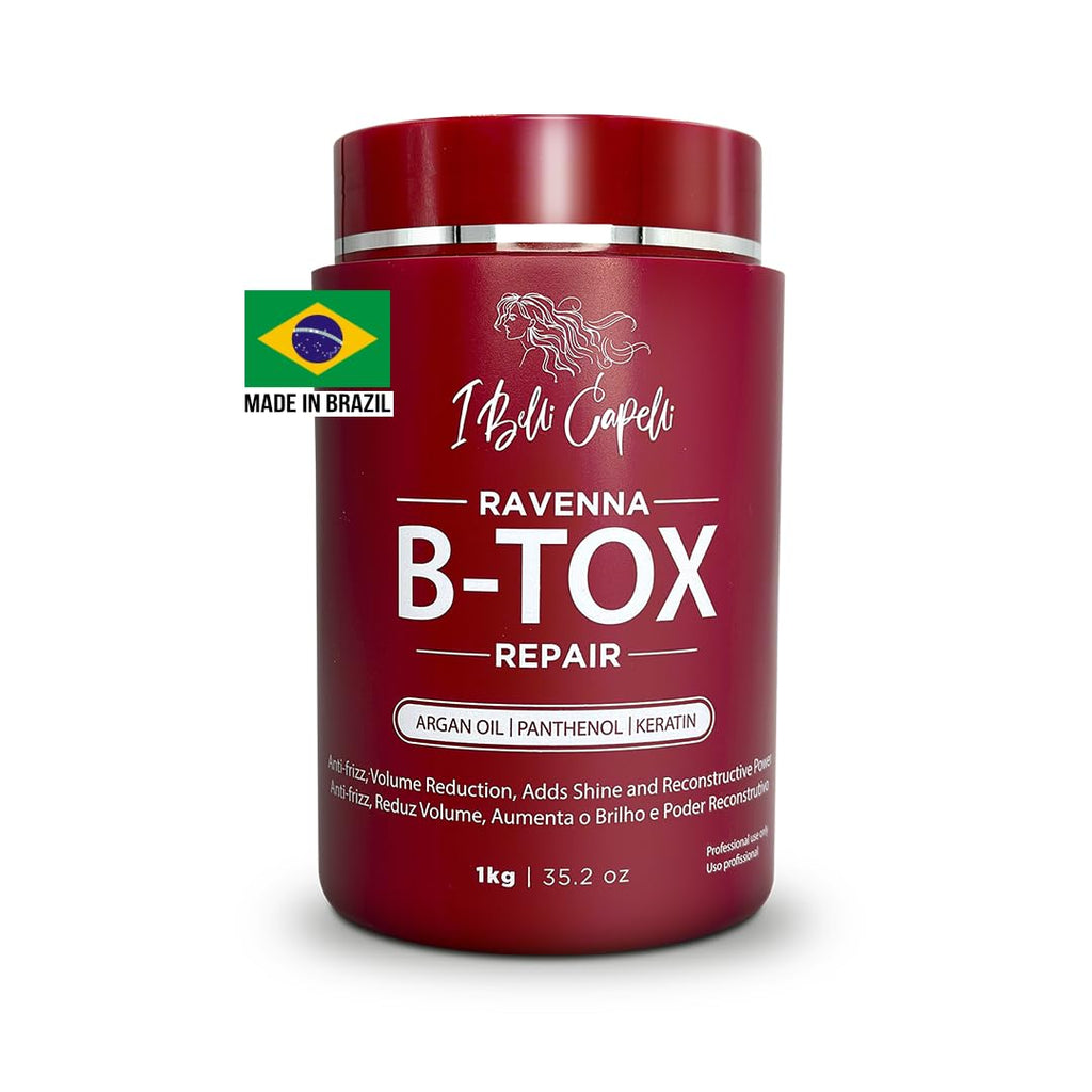 I Belli Capelli Ravenna Repair B-tox Hair Treatment -Cirugia Capilar Para El Cabello, Formaldehyde-Free, Long Lasting, A