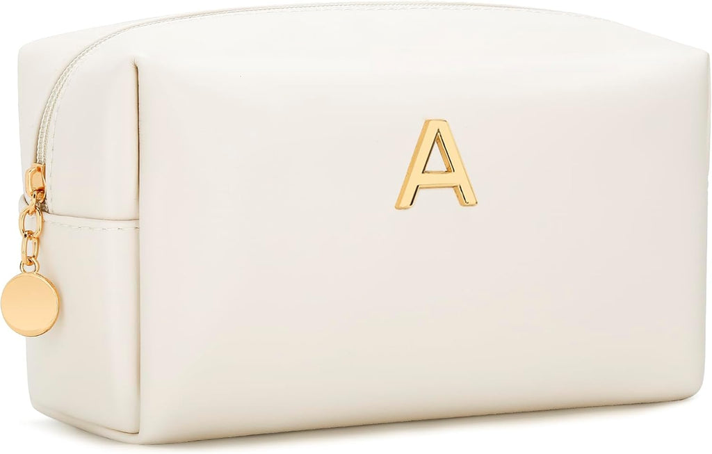 Gifts for Women Bridesmaid Gifts Initial Makeup Bag