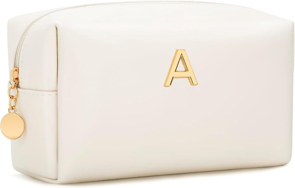 Gifts for Women Bridesmaid Gifts Initial Makeup Bag