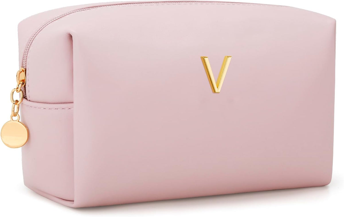 Gifts for Women Bridesmaid Gifts Initial Makeup Bag