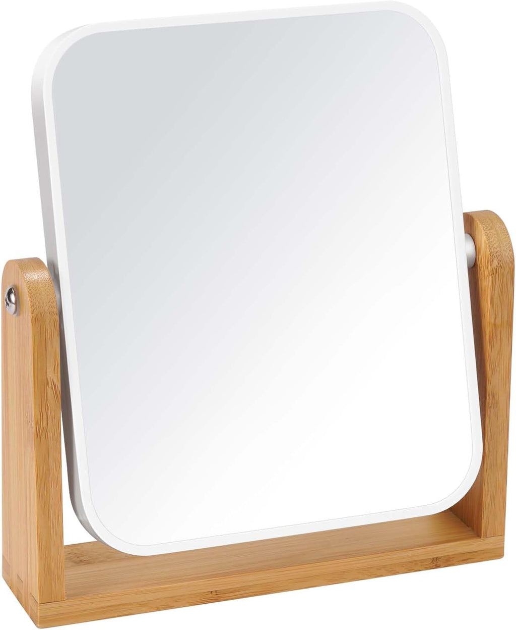 LFOYOU Vanity with Stand, 1X/3X Swivel Magnifying Mirror, 8 Inch Portable