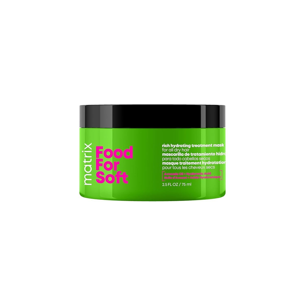 MATRIX Food For Soft Rich Hydrating Treatment Mask - For Dry & Brittle Hair, Adds Shine & Softness, With Avocado Oil & H