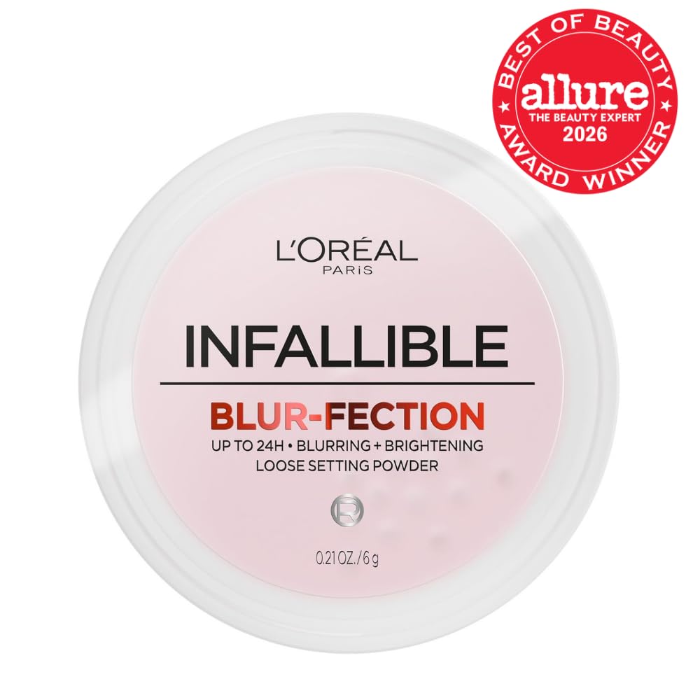 L'Oreal Paris Infallible Blur-fection Setting Powder, 10 Light Pink