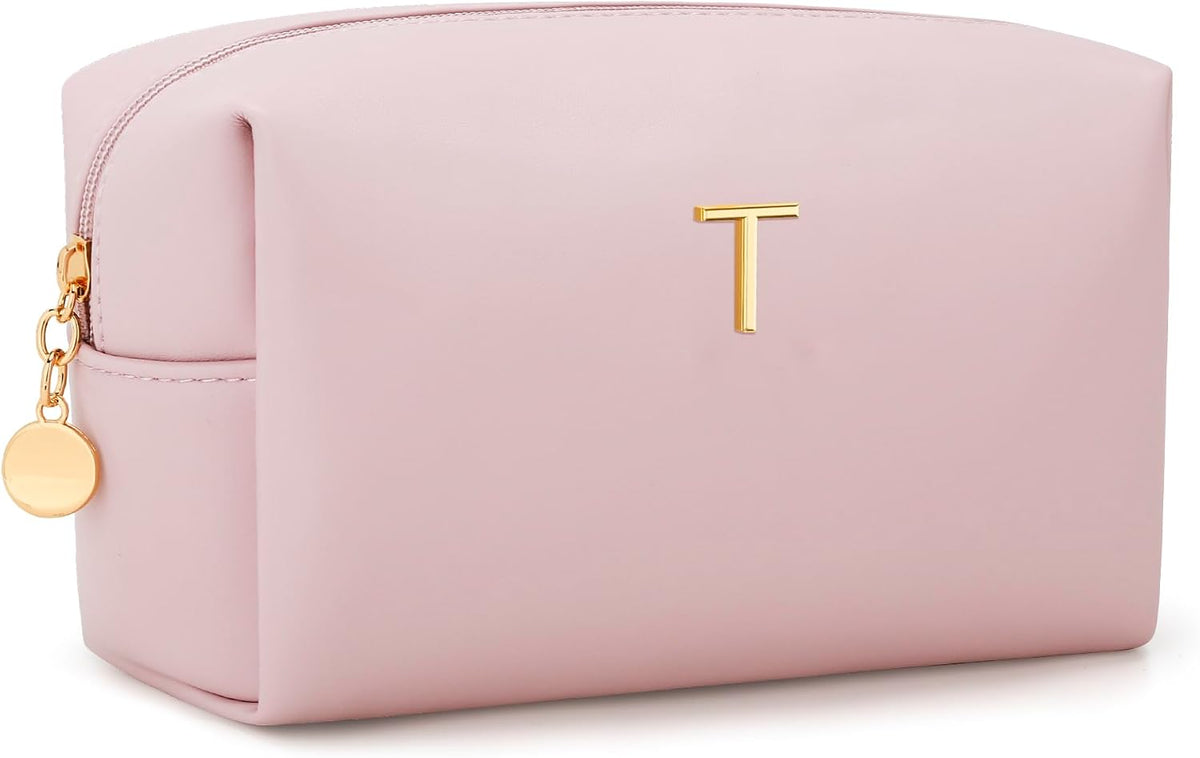 Gifts for Women Bridesmaid Gifts Initial Makeup Bag