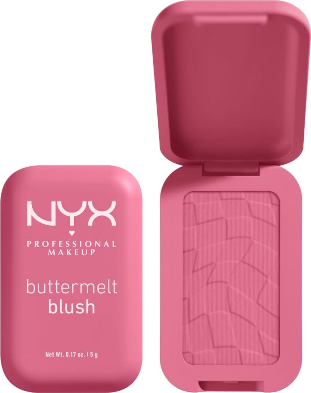 NYX PROFESSIONAL MAKEUP Buttermelt Powder Blush, Fade and Transfer-Resistant Blush, Up to 12HR Make Up Wear, Vegan Formu