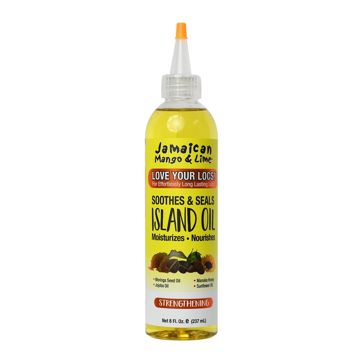 Jamaican Mango & Lime Love Your Locs Lightweight Spray Oil – Nourishing Shine & Scalp Relief for Locs, Braids, Twists, C