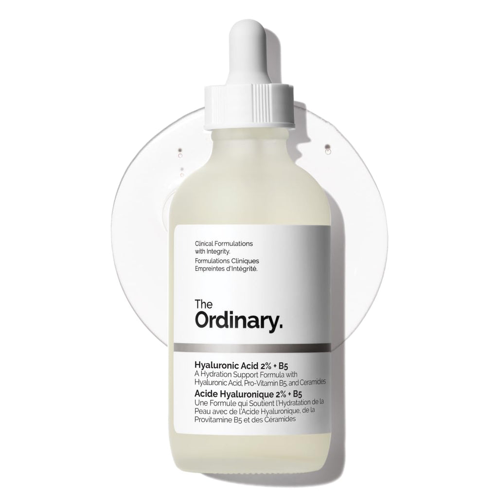 The Ordinary Hyaluronic Acid 2% + B5 (with Ceramides), Multi-Depth Hydration Serum for Plumper, Smoother Skin