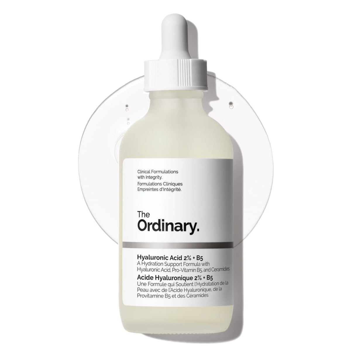 The Ordinary Hyaluronic Acid 2% + B5 (with Ceramides), Multi-Depth Hydration Serum for Plumper, Smoother Skin