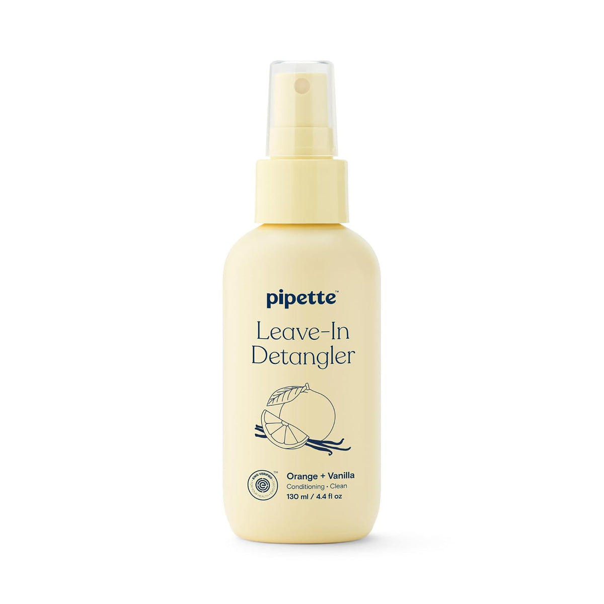 Pipette Leave-In Hair Detangler Spray for Kids, 4.4 Fl Oz (Pack of 2)
