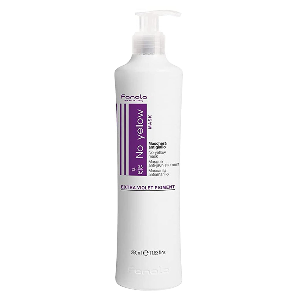Fanola No Yellow Purple Hair Mask & Repair Treatment, 11.8 oz