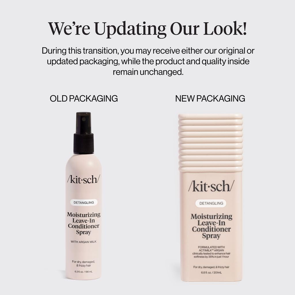 Kitsch Argan Milk Leave In Conditioner Spray - 6.8oz
