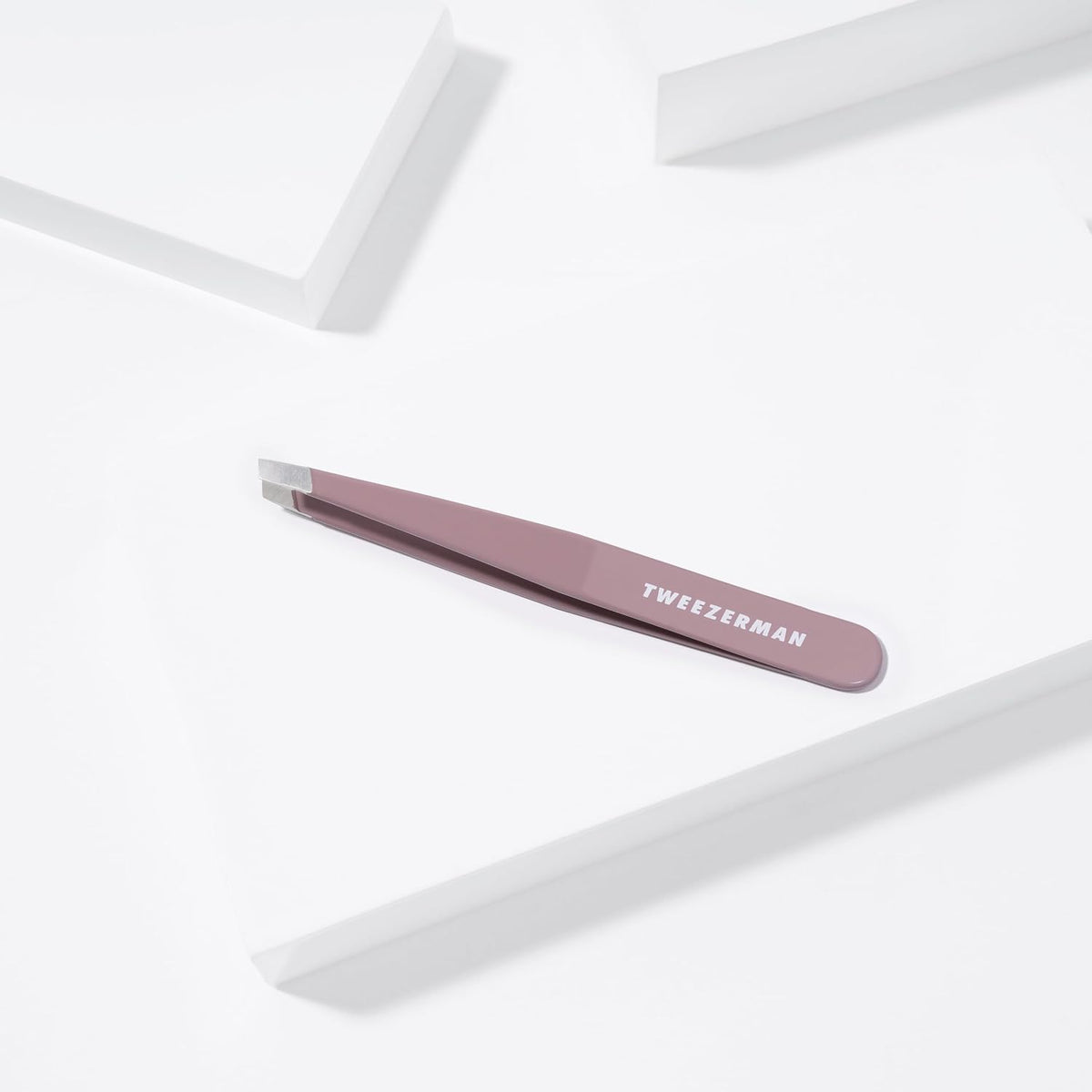 Tweezerman Slant Tweezer- Tweezerman Tweezers for Eyebrows Purple Wisteria