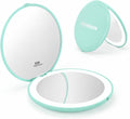 WOBSION 10X Magnification Compact Mirror with Light