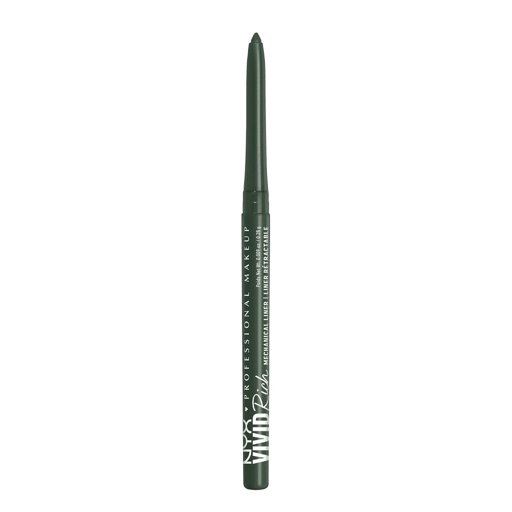 NYX PROFESSIONAL MAKEUP Mechanical Eye Pencil,Vivid Rich Mechanical, Creamy Retractable Eyeliner - Always Onyx, Black Ey