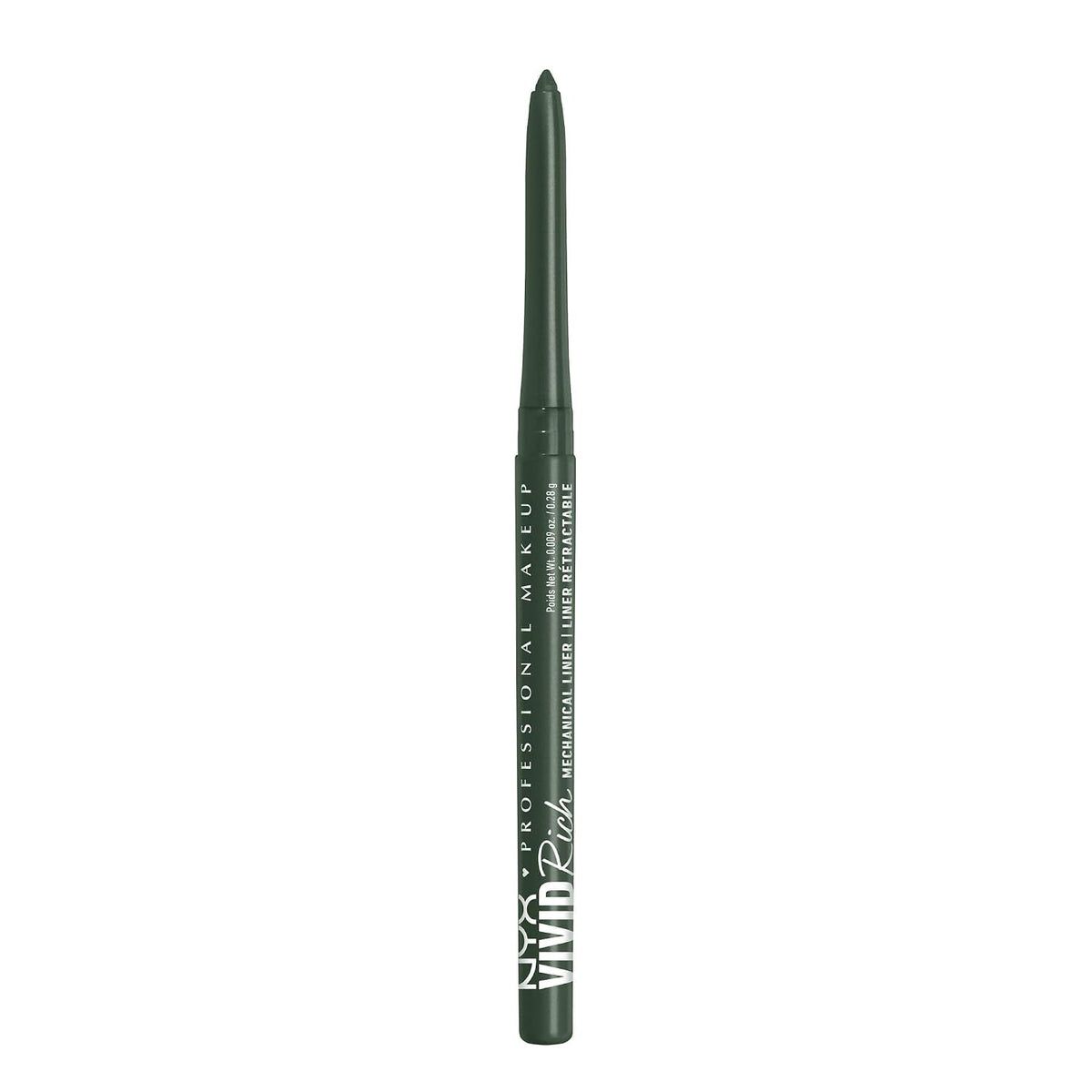 NYX PROFESSIONAL MAKEUP Mechanical Eye Pencil,Vivid Rich Mechanical, Creamy Retractable Eyeliner - Always Onyx, Black Ey