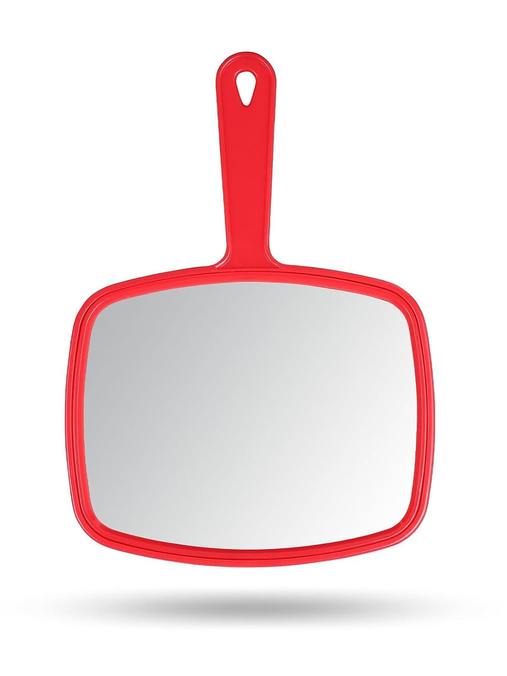 Gladmart 10.3" L x 7.4" W Hand Mirror with Handle, Pink