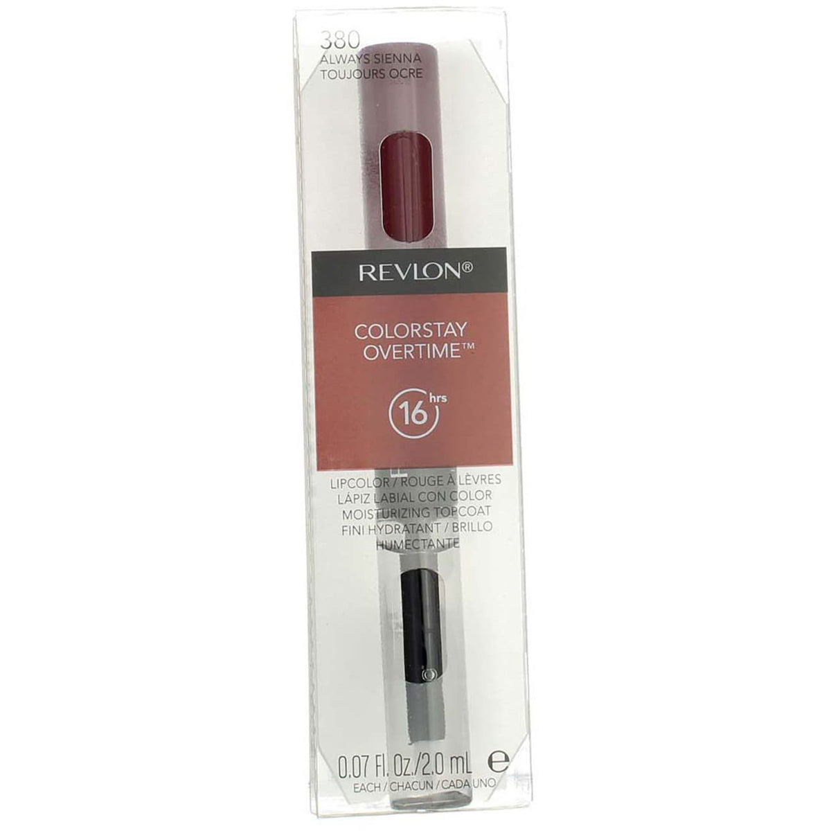Revlon ColorStay Overtime Lipcolor, 350 Bare Maximum, 0.07 fl oz