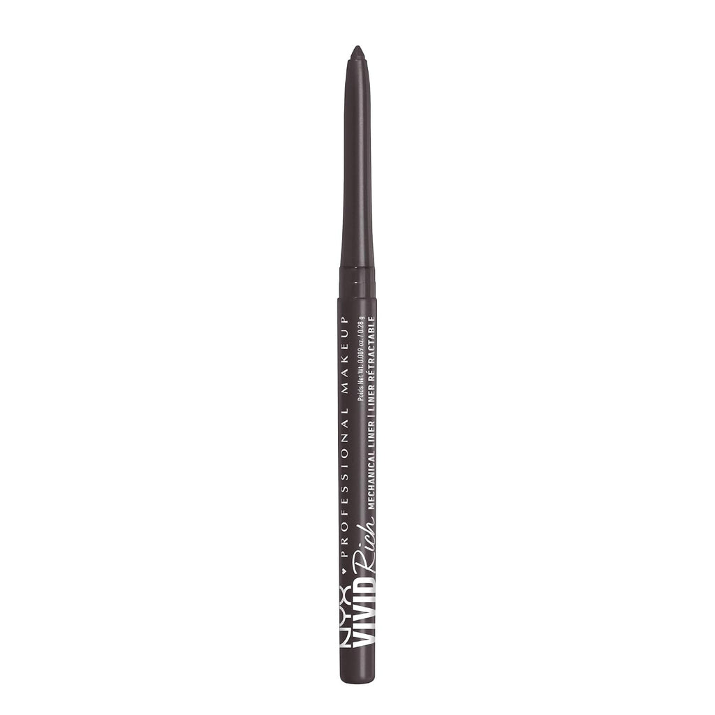 NYX PROFESSIONAL MAKEUP Mechanical Eye Pencil,Vivid Rich Mechanical, Creamy Retractable Eyeliner - Always Onyx, Black Ey