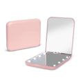 Kintion Pocket Mirror, 1X/3X Magnification LED Compact Travel Makeup Mirror with Light for Purse, 2-Sided, Portable, Fol