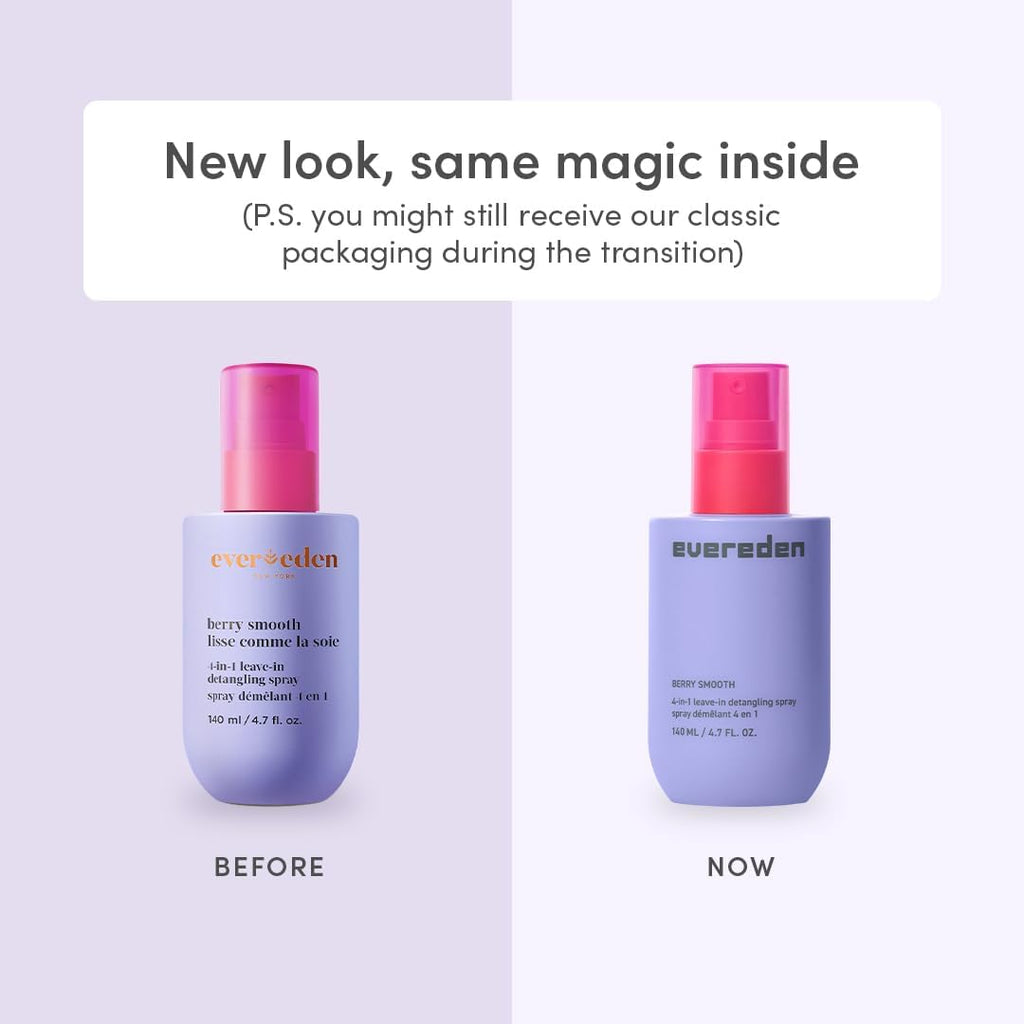 Evereden Kids 4-in-1 Detangler Spray, Silicone-Free, EWG Verified, Vegan