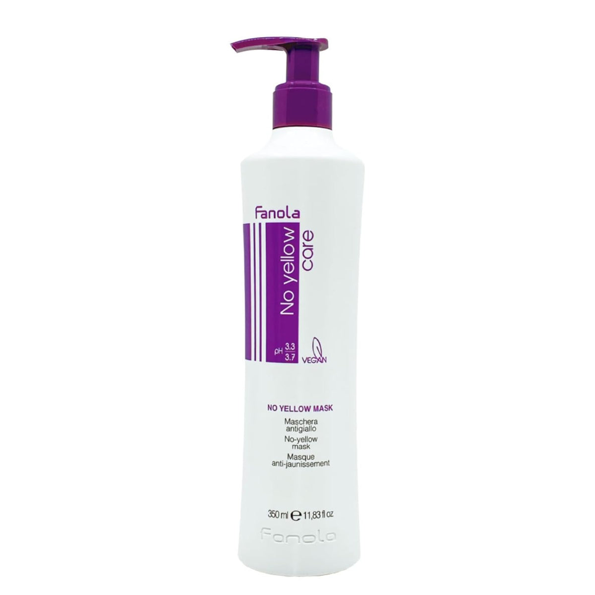 Fanola No Yellow Purple Hair Mask & Repair Treatment, 11.8 oz