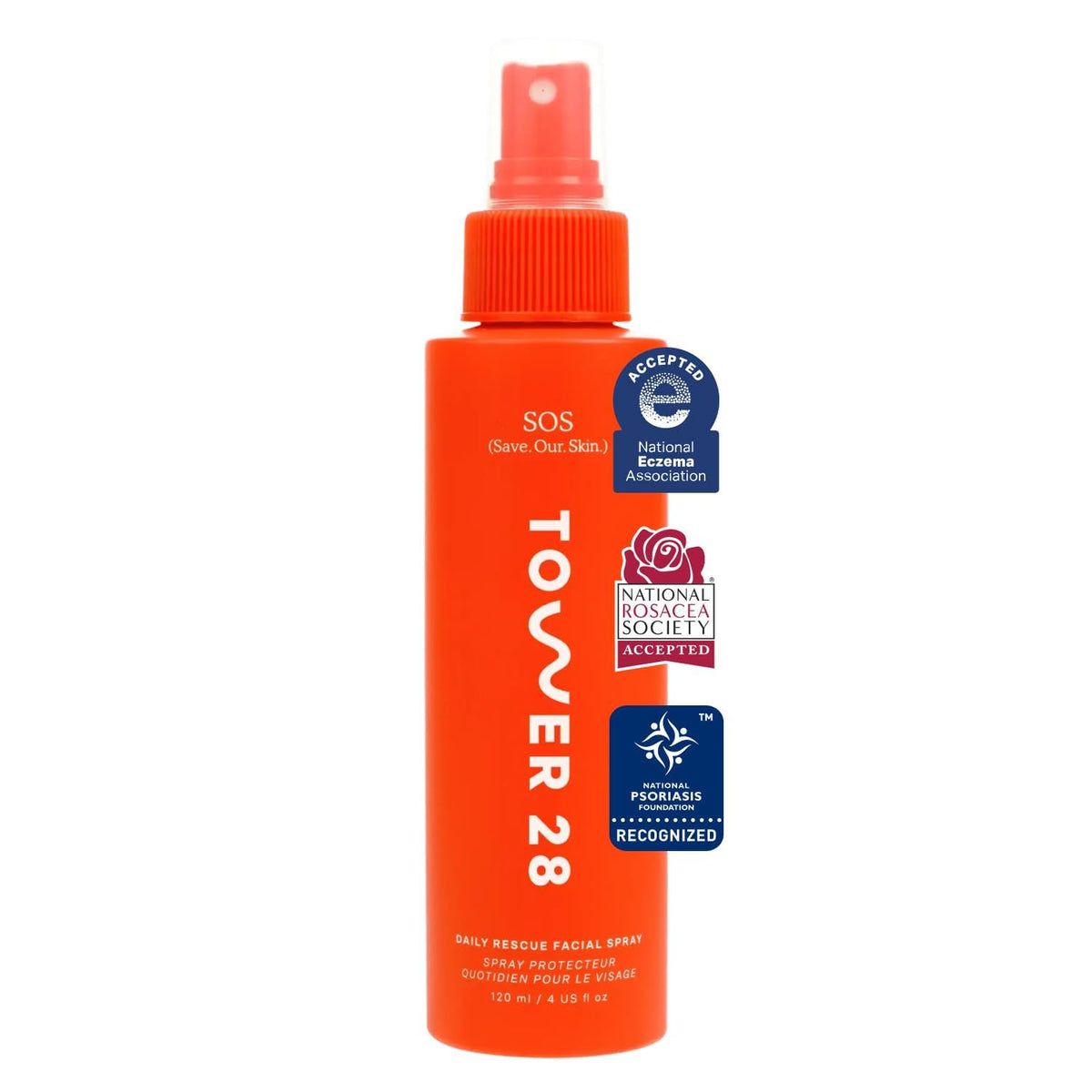 Tower 28 Mini SOS Hypochlorous Acid Spray, Everyday Skin Care Mist (1 oz)