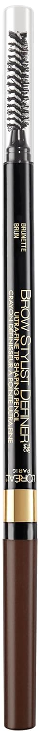 L'Oreal Paris Brow Stylist Definer Brow Pencil, Waterproof, Dark Brunette