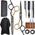 12 PCS Hair Cutting Scissors Kit, 6.5 Inch VG10 Shears for Home & Salon