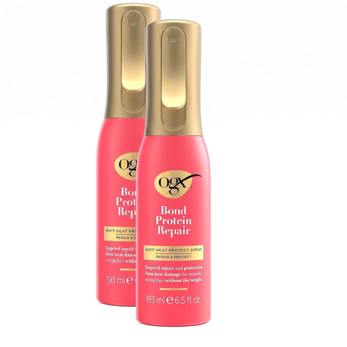 OGX Bond Protein Repair 450°F Heat Protect Spray, 6.5 fl. oz