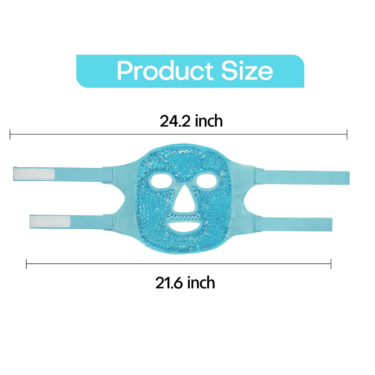 Cold Face Ice Mask Facial Ice Pack Cooling Mask with Storage Bag
