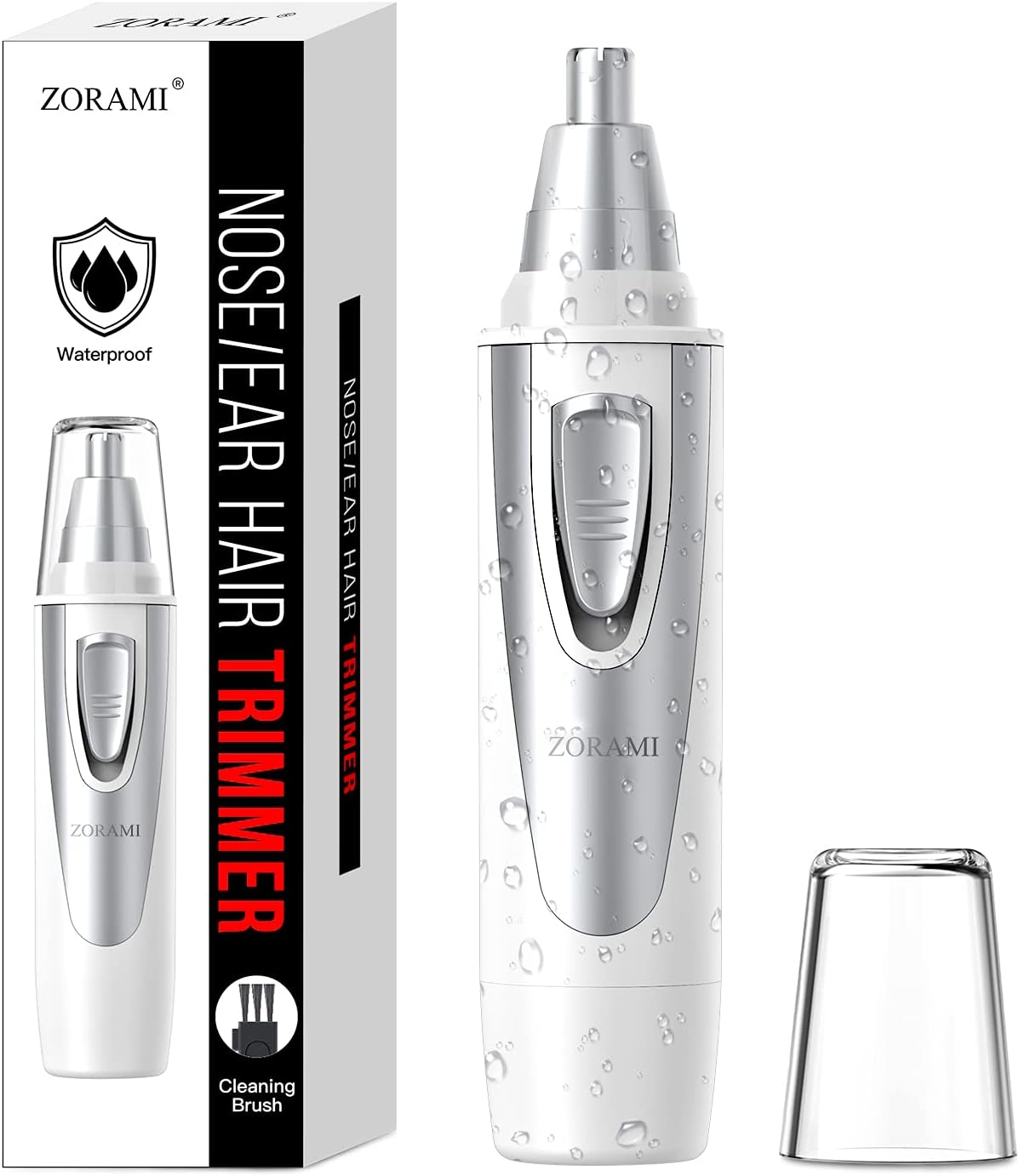 Ear and Nose Hair Trimmer Clipper - 2026 Professional Painless Eyebrow & Facial Hair Trimmer for Men Women,Battery-Opera
