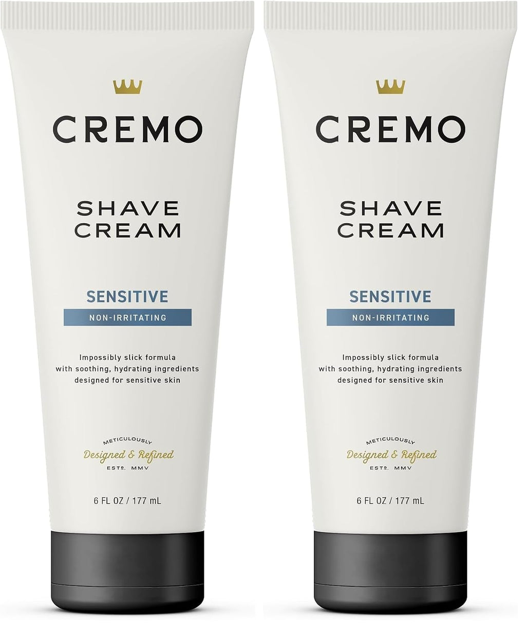 Cremo Shaving Cream for Men, Sensitive, 6 Fl Oz