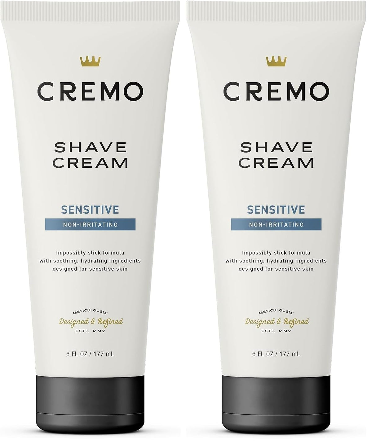 Cremo Shaving Cream for Men, Sensitive, 6 Fl Oz