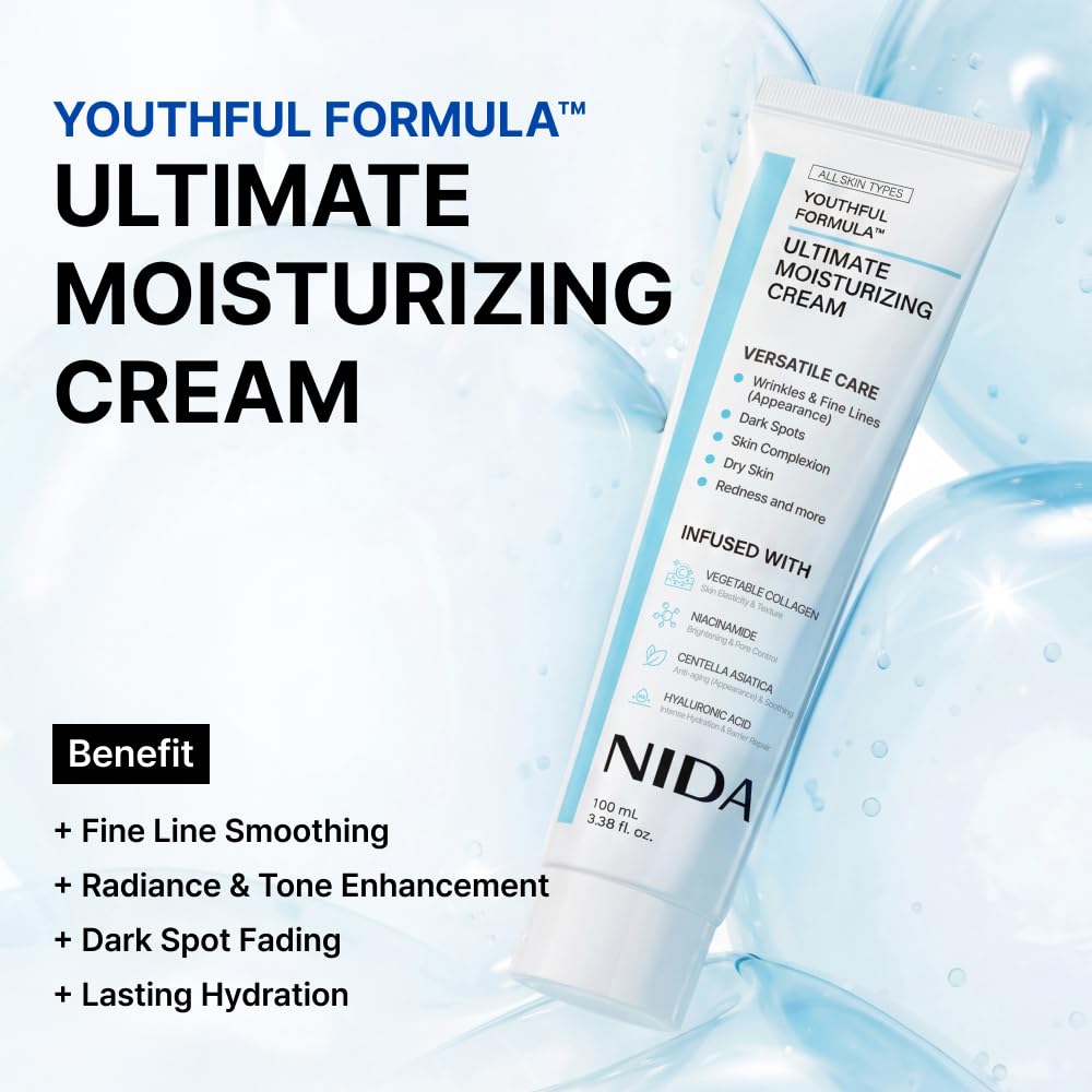NIDA Youthful Formula™ Ultimate Moisturizing Cream, Face Moisturizer