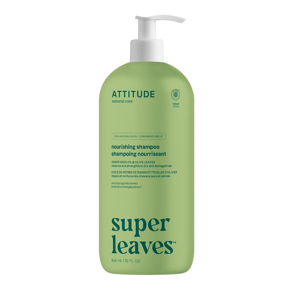 ATTITUDE Moisturizing Shampoo for Dry & Damaged Hair, EWG Verified 32 Fl Oz