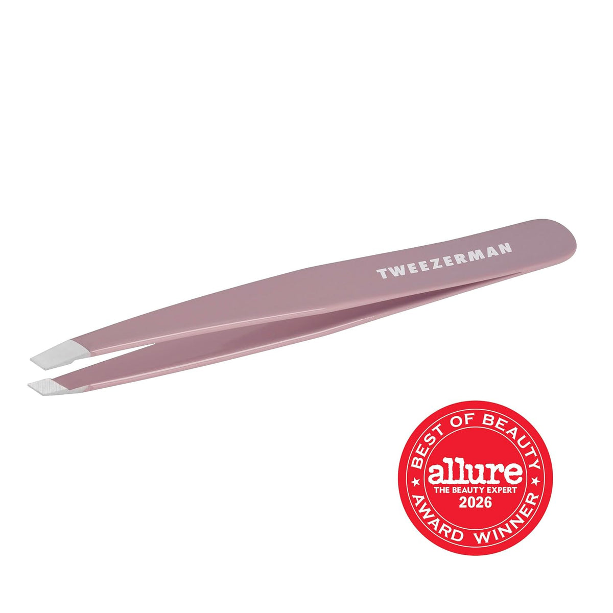 Tweezerman Slant Tweezer- Tweezerman Tweezers for Eyebrows Purple Wisteria